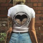 Unisex 'Booty' t-shirt by Red Temple Prayer, fat bottomed girls make the rocking world go around. #booty #lettering #heart #shirt #fashion #RedTemplePrayer #tattooinspired