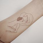 Lovers tattoo by Doy. #doy #tattoooistdoy #linework