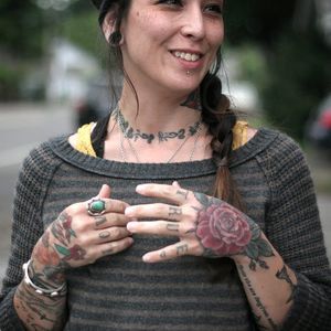 Pictured, Kirsten Holliday – Flickr. #KirstenHolliday #tattooartist