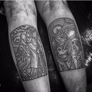 Skeletal and Esoteric tattoos by @kolahari #kolaharitattoo #black #blackwork #linework #thecirclelondonsoho