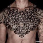 Honeycomb Sunbeams by Lewisink #Lewisink #blackandgrey #blackwork #pattern #ornamental #shapes #mandala #tribal #geometric #sacredgeometry #dotwork #linework #stars #tattoooftheday