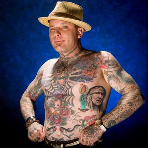 Donnie Hawley, Musink 2010 (Photograph: Leonard Oritz) #Musink #TattooConvention