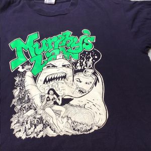 The shirt designed by Steven Huie for Murphy's Law's 1995 tour (IG—stevenhuie_flyrite). #hardcore #MurphysLaw #SteveHuie #punkrock