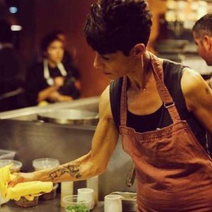 As co-owner/founder of Atelier Crenn, Dominique Crenn specializes in creating seasonal dishes for her customers to enjoy. #Chef #ChefTattoo #Food #DominiqueCrenn #chefstable