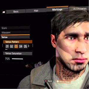 Tattooing in Tom Clancy's The Division #gaming #videogames #videogametattoos