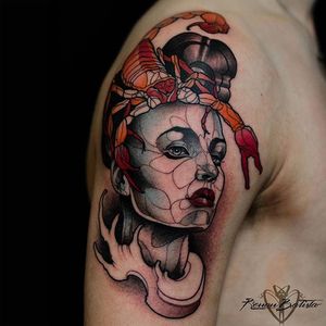 The awesome style of Brazilian tattoo artist Renan Batista #RenanBatista #traditional #newtraditional #neotraditional #berlinink #portrait