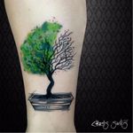 Os filtros do nosso ar!  #ChrisSantos #arvores #trees #folhas #leafs #TatuadoresDoBrasil #aquarela #watercolor