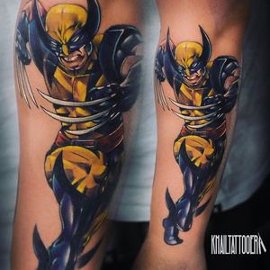 Wolverine ready to attack. By Khail Aitken. #realism #KhailAitken #colorrealism #comic #XMen #Wolverine