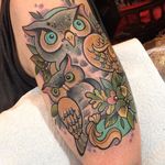 Owl tattoo by Dawnii Fantana. #Disney #cute #girly #kawaii #owl