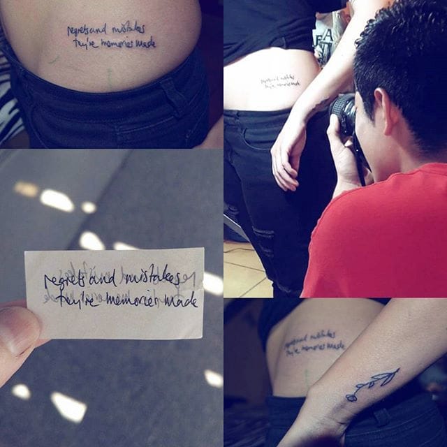 Tattoo uploaded by Hateful Kate • Regrets and mistakes they're