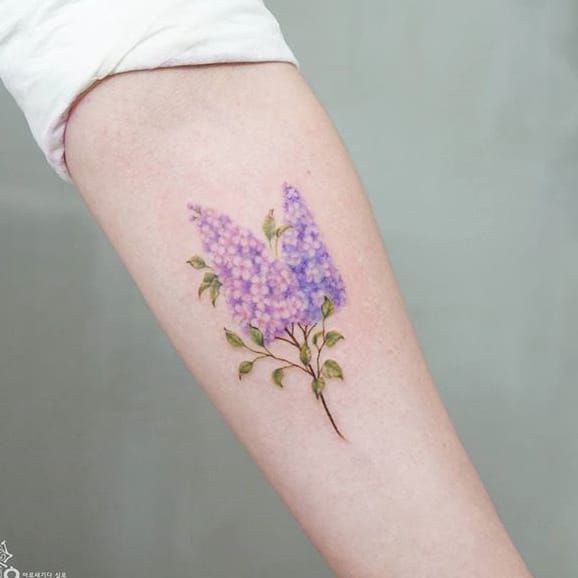 Buy 2x Hyacinth Flower Temporary Tattoos Online in India  Etsy
