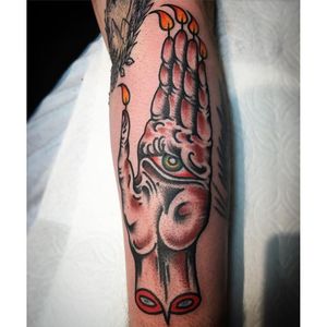Hand Of Glory Tattoo by Chad Koeplinger #handofglory #supernatural #traditional #ChadKoeplinger