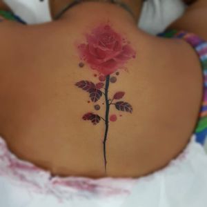 #LucasFranca #brazil #brasil #brazilianartist #tatuadoresdobrasil #flor #flower #rosa #rose #colorido #colorful #aquarela #watercolor #folha #leaf