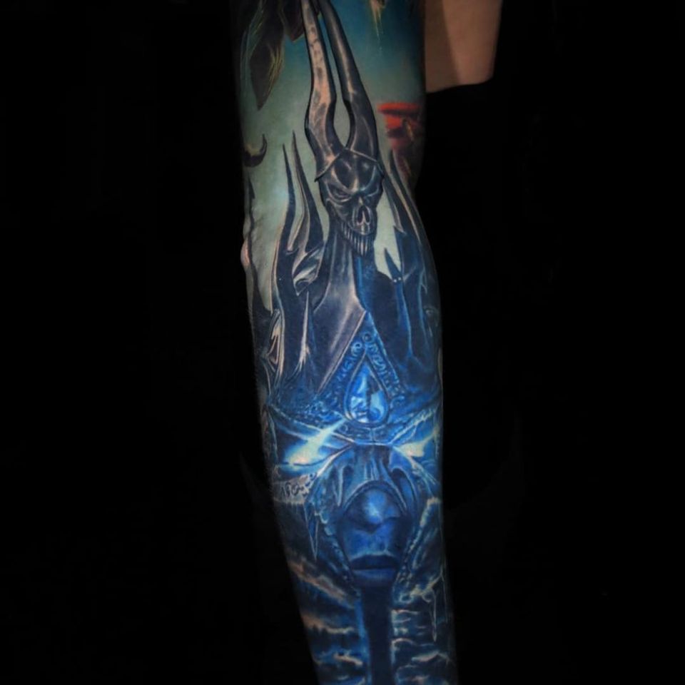 A piece of Jamie Schene's (IG—jamie_schene) amazing Warcraft sleeve fe...