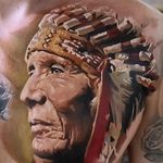 Tattoo by Maksim Yalovik #PaintingTattoos #RealismTattoos #BrushStrokeTattoo #ArtTattoos #MaksimYalovik