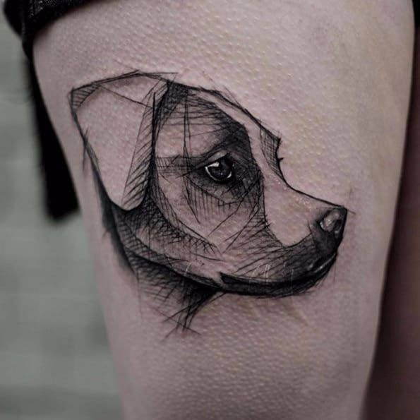 Animal Skin sketch tattoo - Best Tattoo Ideas Gallery
