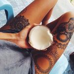 Natural aftercare for your new tattoo with coconut oil, via ameshaskell.com #coconutoil #aftercare #newtattoo #coconut