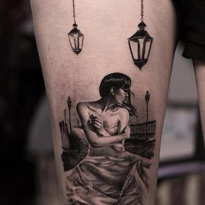 Tattoo by Angélique Grimm  #blackandgrey #AngeliqueGrimm #realistic
