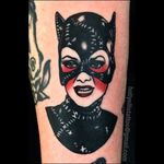 Catwoman Tattoo by Holly Ellis #Catwoman #Batman #DCComics #traditional #HollyEllis