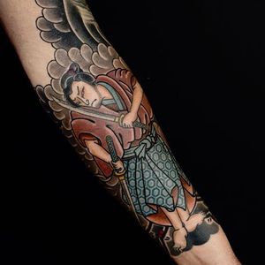 Samurai Tattoo by Damien Rodriguez #Japanesetattoo #Japanese #AsianTattoos #DamienRodriguez