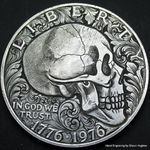 Coin Engraving by Shaun Hughes #coin #coinart #engraving #coinengraving #engravedcoin #engraved #engraver #engravingartist #ShaunHughes