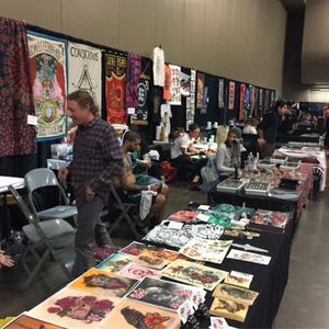 Booths at the convention #artists #STTAR #Texas #convention #Austin