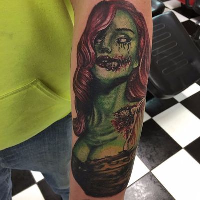 zombie pin up tattoo sailor