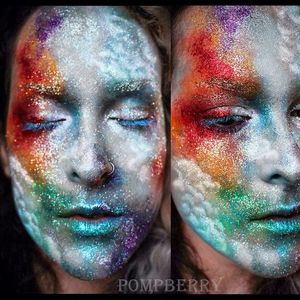 Magical Galaxy Makeup Art by Pompberry @Pompberry #Pompberry #Makeup #Art #PompberryMakeupArt #Galaxy