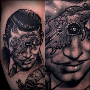 Tattoo by Varo #occult #portrait