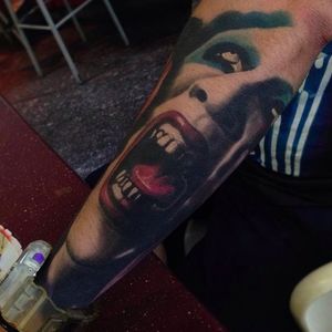 Gnarly looking color portrait of Marilyn Manson by Emersson Pabon. #emerssonpabon #MarilynManson