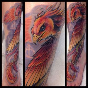 Fawkes Tattoo by Hannah Calavera #phoenix #fawkes #harrypotter #fantasy #HannahCalavera