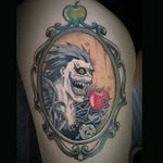 Ryuk tattoo by Matt Bissell. (Via IG - bisselltattoos)