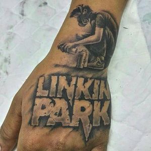 Linking Park fan tattoo (via IG -- nu_tjz_our_life) #linkinpark #linkinparktattoo #chesterbennington