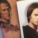 Sam Winchester Tattoo by Dan Molloy #samwinchester #supernatural #supernaturalshow #horror #tv #tvseries #portrait #DanMolloy