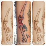Diver tattoo by Valentina Musconi. #traditional #diver #swimmer #swimming #swim #dive #weightlifter #olympian #sports #olympics