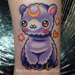 Alpaca tattoo by Rachel Baldwin. #RachelBaldwin #girly #cute #kawaii #alpaca