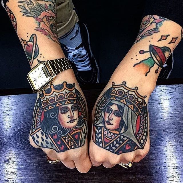 Unique King and Queen Tattoos for Couples  RR Solutions