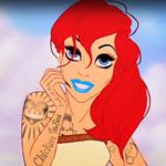Inked Ariel by Diego Gomez #disneyprincess #tattooeddisney #disney #littlemermaid #ariel