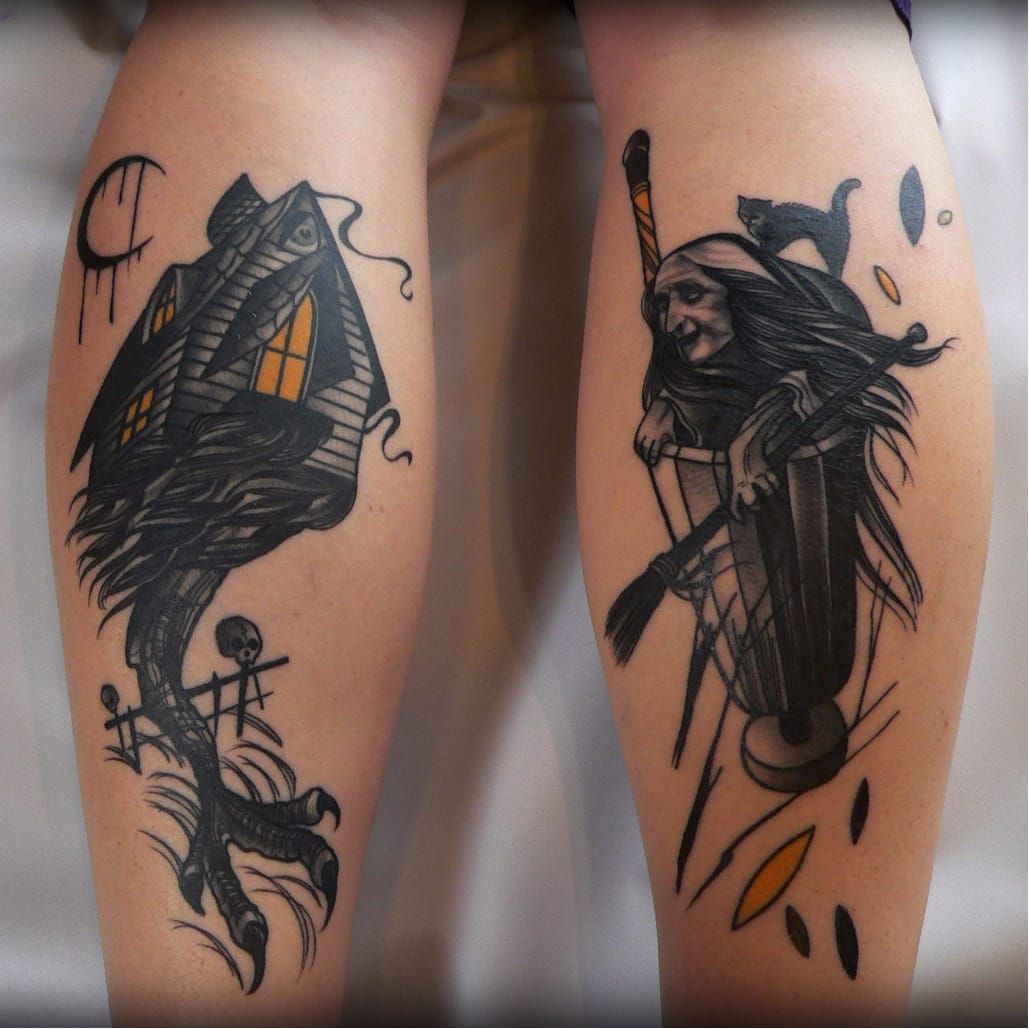 Tattoo tagged with: baba yaga, Anya Gladun | inked-app.com