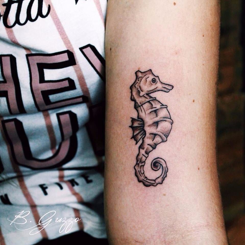 9 Colorful Seahorse Tattoos Meaning Designs And Ideas  Styles At Life