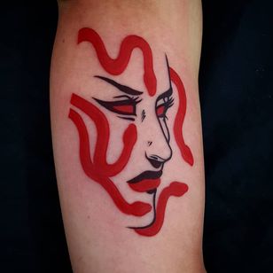 Medusa tattoo of Uve