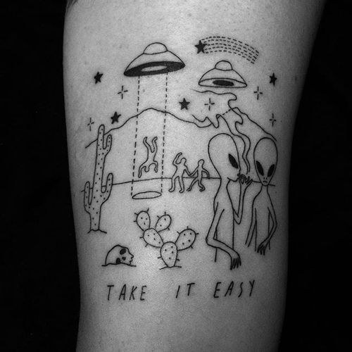 Take it easy. via @seanfromtexas #seanfromtexas #aliens #space