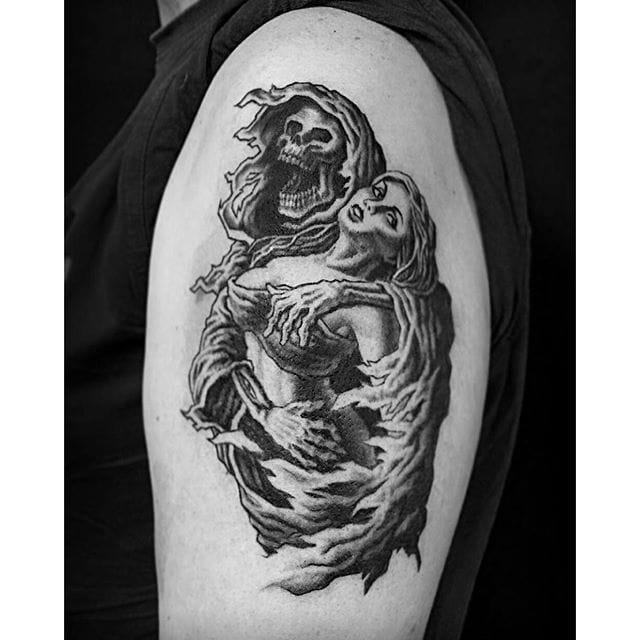 Top 63 Grim Reaper Tattoo Ideas 2021 Inspiration Guide