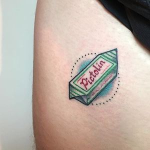 Candy tattoo by rasenk on Instagram. #candy #sweet #pictolin