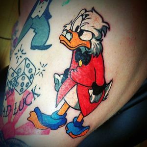 Scrooge McDuck, by Camille Lespérance #CamilleLespérance #blackline #McDuck #scrooge