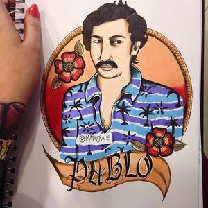 #Madeleine #PabloEscobar #Pablito #ElPatron #Narcos #ilustração #illustration