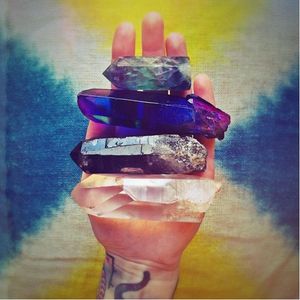 Sometimes the real thing is the best! Photo from Katie Shocrylas's Instagram #KatieShocrylas #crystal #crystals