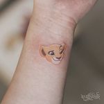 Simba by Graffittoo #graffittoo #lionking #lion #Simba #micro #color #tattoooftheday