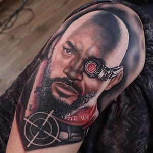 Will Smith as Deadshot from Suicide Squad by Recep Altunkılıç (IG—recepaltunkilic). #color #Deadshot #portraiture #realism #RecepAltunkilic #SuicideSquad #WillSmith