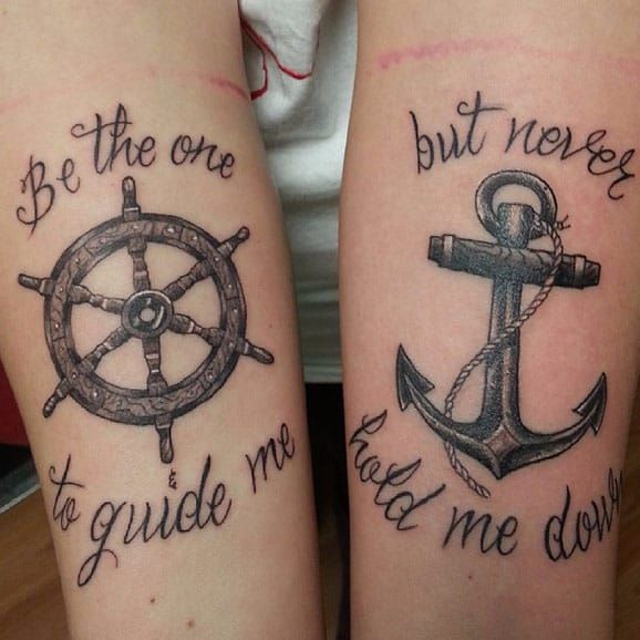 Share more than 84 sister anchor tattoos latest  thtantai2
